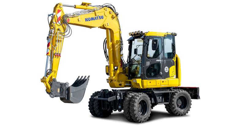 Komatsu PW98MR-11  Wheeled Excavator