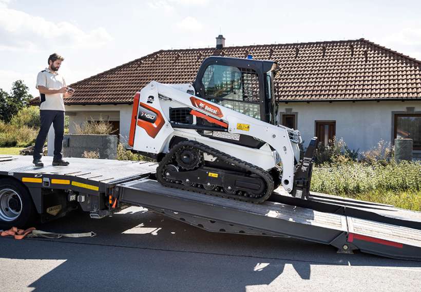 Bobcat Trailer Loading