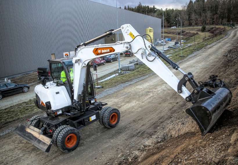 Bobcat E57W Wheeled Excavator