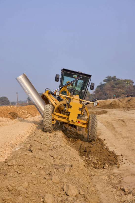 CAT motor Grader at work