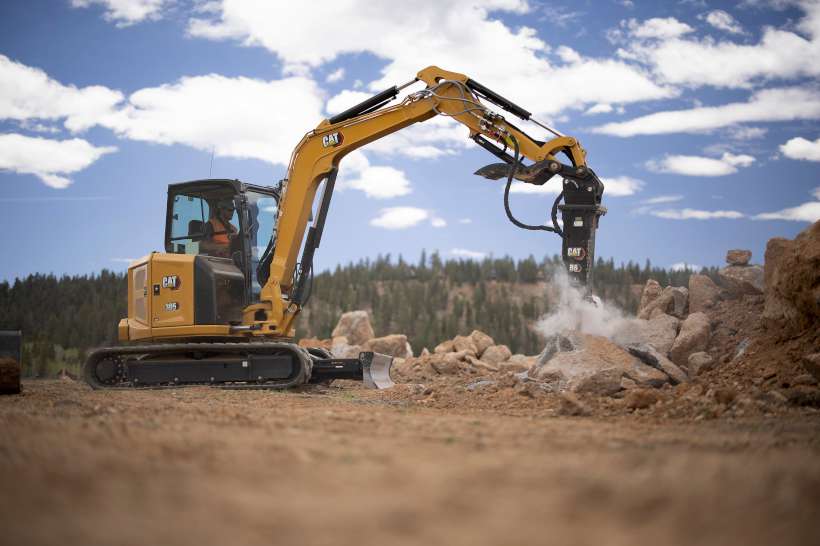 New CAT 305CR Mini Digger-820