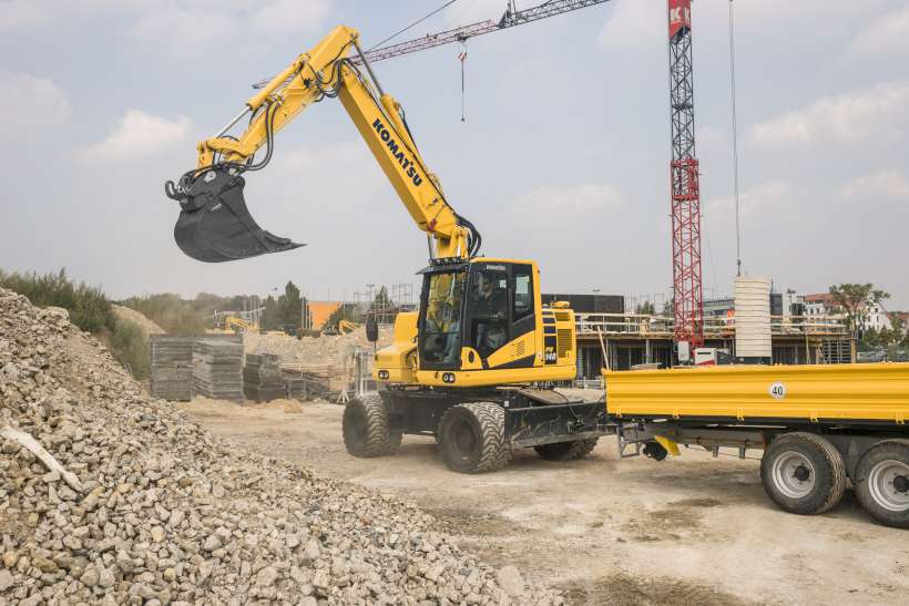 Komatsu PW148 Wheeled Loader