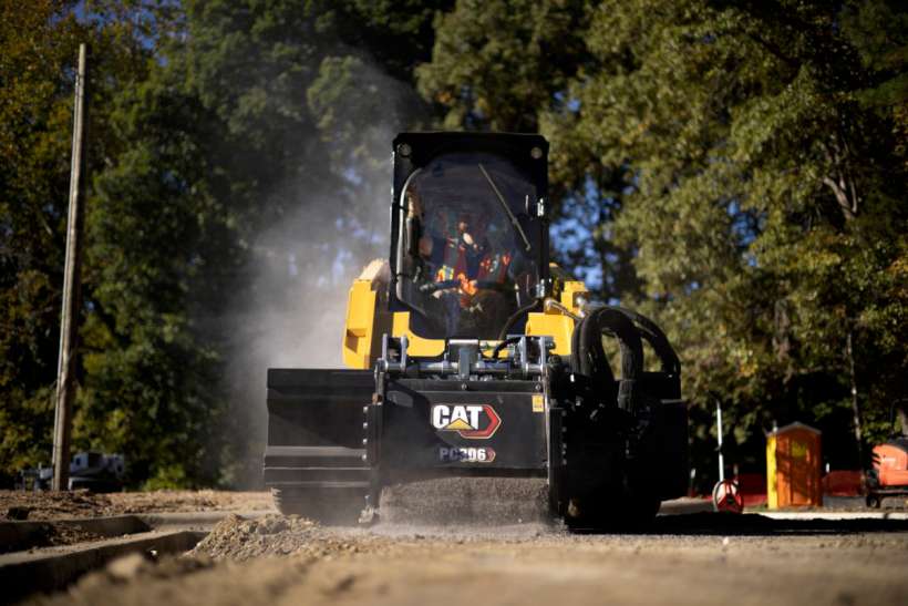 CAT CTL planer Smart Creep