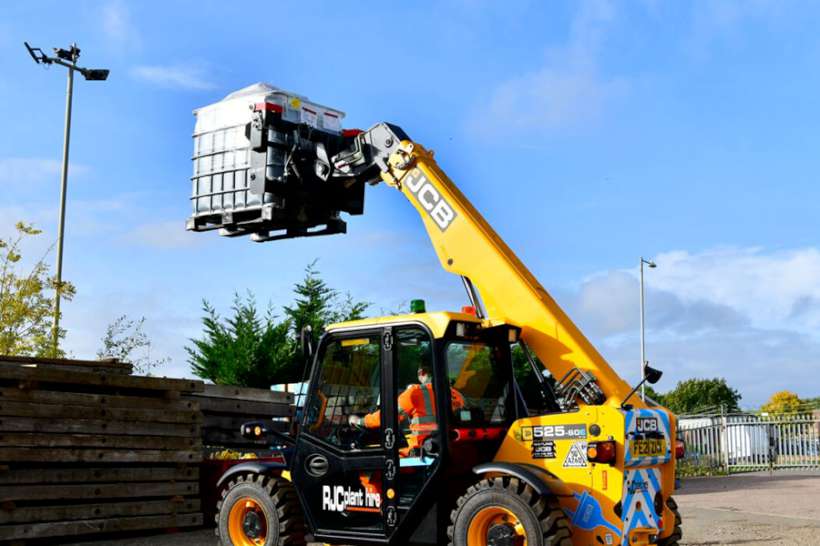 JCB Electric Loadall at Work