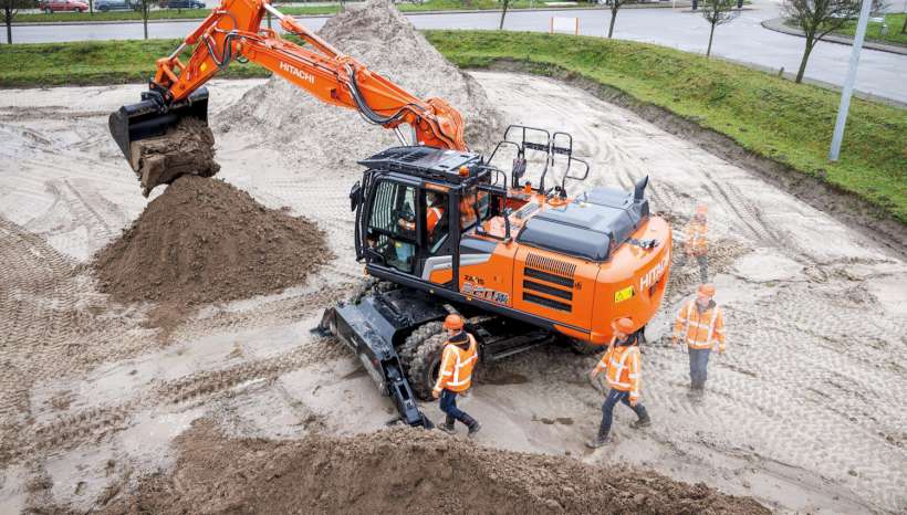 Zaxis 7 Wheeled Excavator