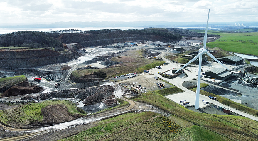 from Goathill Quarry, Cowdenbeath