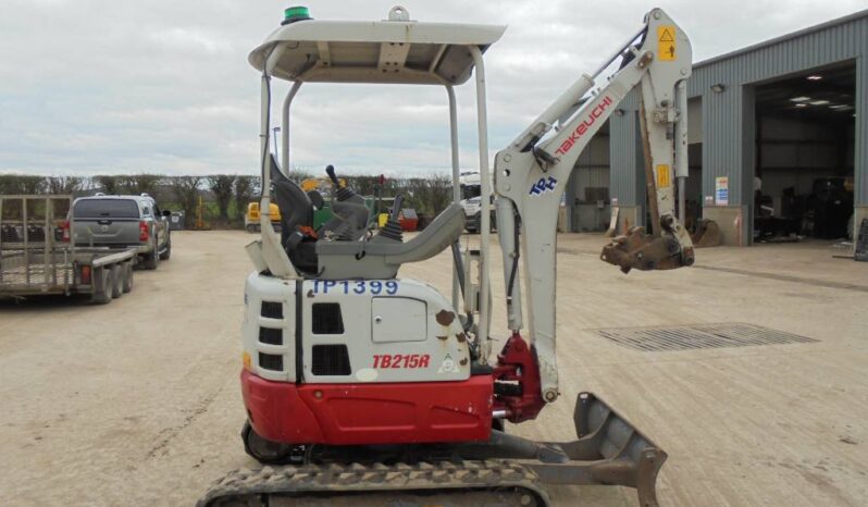 2017 Takeuchi TB215R full