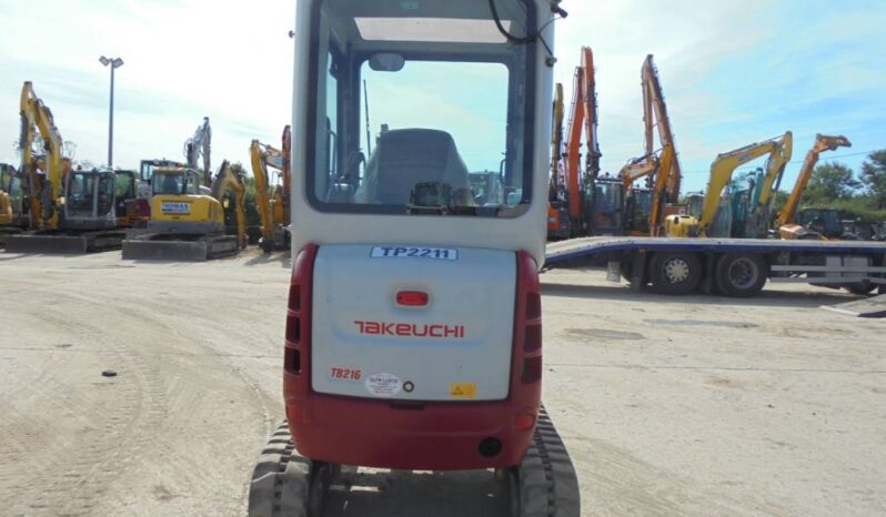 2019 Takeuchi TB216 full