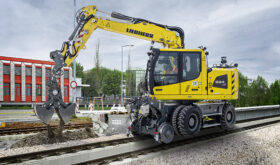 Liebherr A924 road rail excavator