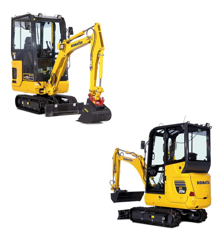 new PC17R-5 & PC20R-5  Komatsu