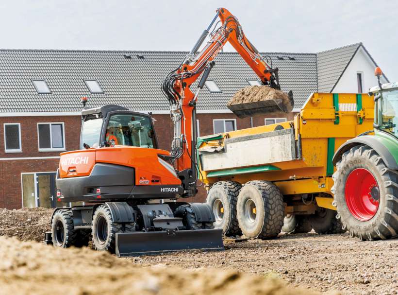 Hitachi Zaxis-7 wheeled excavators