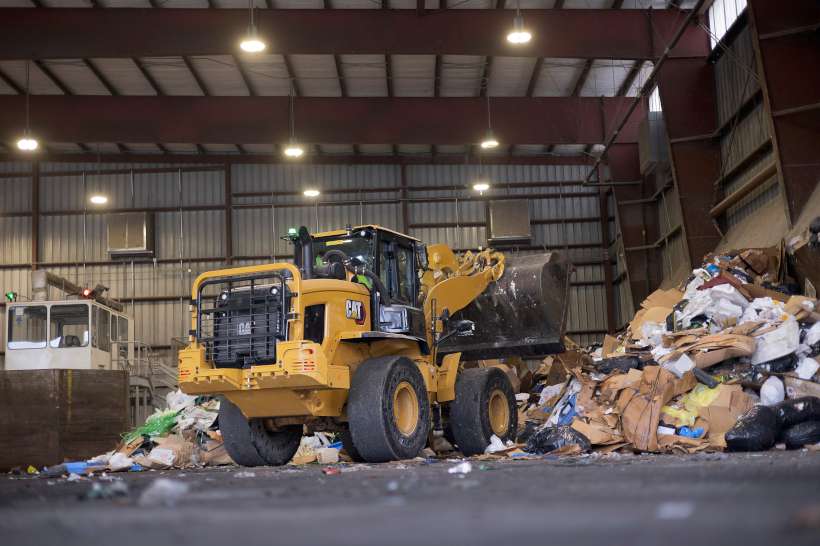 CAT Wheel Loader Waste Application