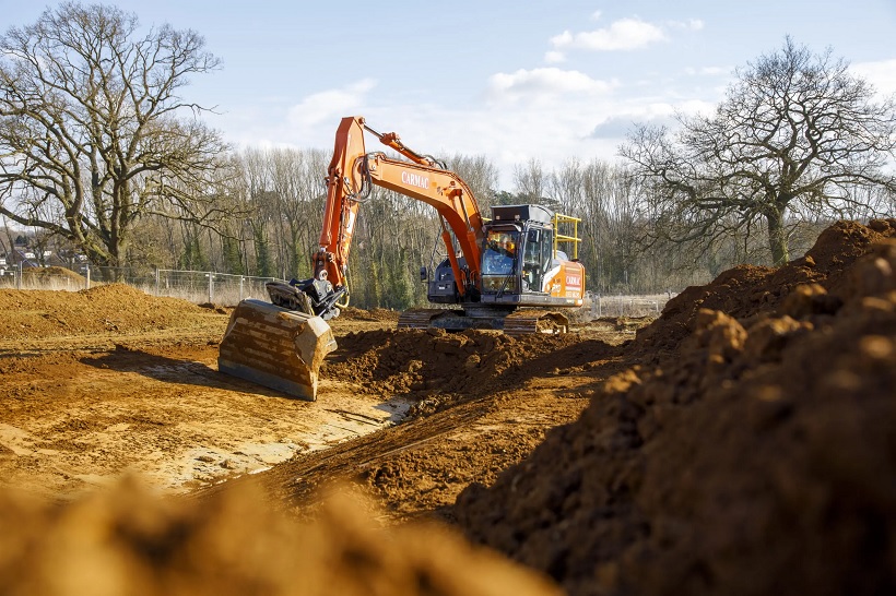 Hitachi excavator