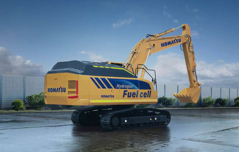 Fuel Cell Komatsu Excavator