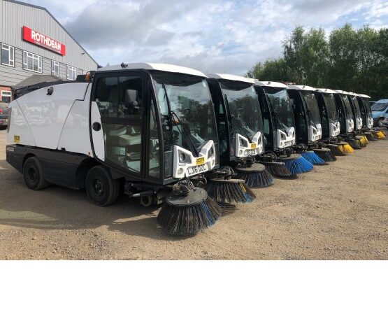 2014 JOHNSTON CX201 SWEEPER ROAD SWEEPER in Compact Sweepers full