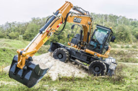 Case WX148 Wheeled Excavator