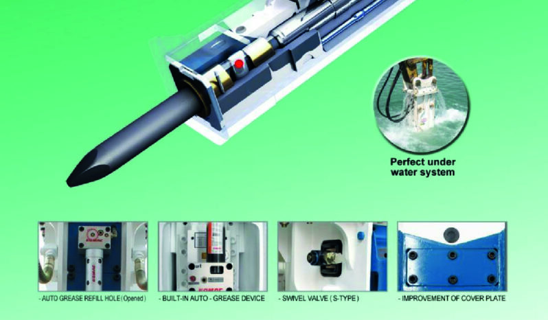 Komac TOR70S Hydraulic Breaker full