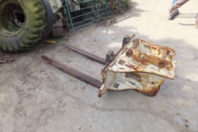 Dromone Excavator Adjustable Pallet Forks full