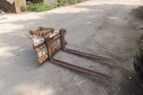 Dromone Excavator Adjustable Pallet Forks full