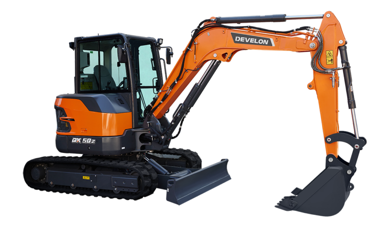 New Develon DX50Z Mini Excavators
