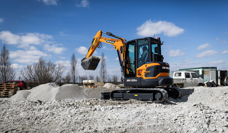 New Develon DX55R Mini Excavators