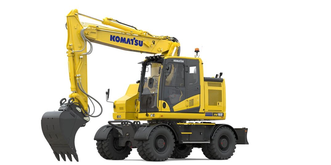 Komatsu PW168-11 & PW198-11 Wheeled Excavators