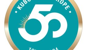 Kubota 50 years in Europe logo