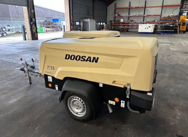 NEW DOOSAN 7/55 TOUGH TOP 180 cfm STAGE V (CHOICE IN STOCK) full