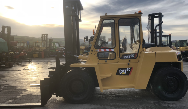 Cat DP 90 (9 ton) diesel forklift full