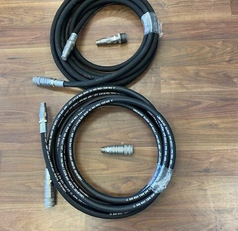 NEW set of 5 metre lengths 1/2″ HD Pipework c/w Quick Release Couplings