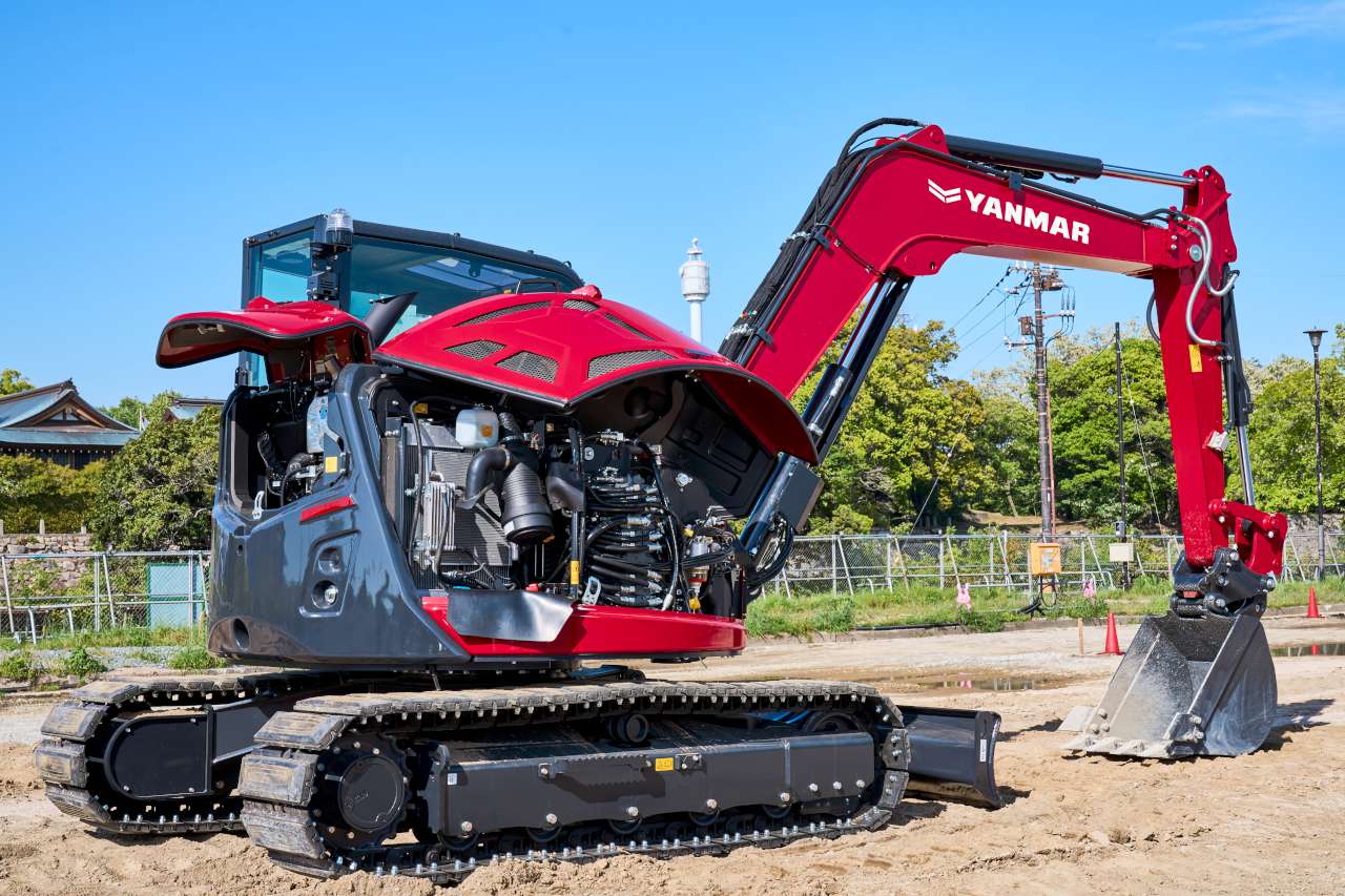 Yanmar SV100-7 midi excavator