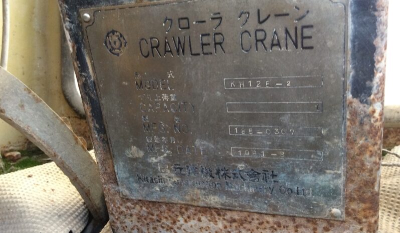 1993 Hitachi KH125 Crawler Crane  £29950 full