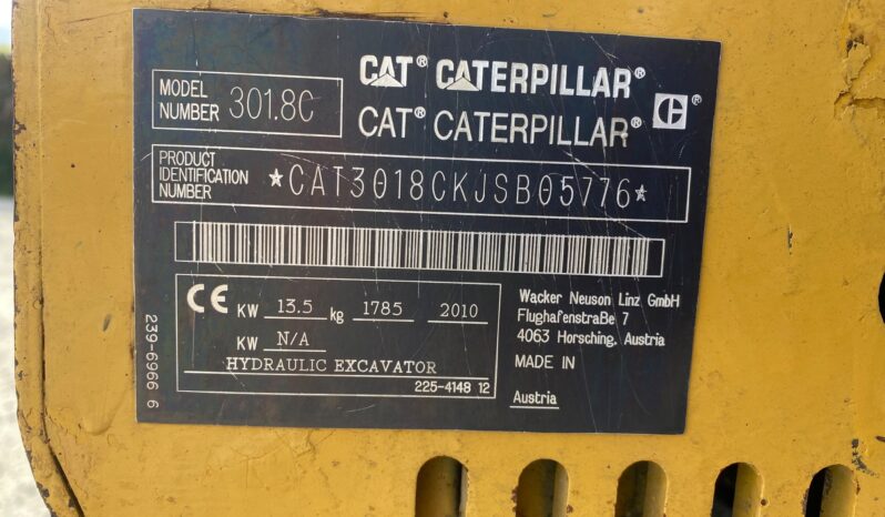 2010 CAT 301.8C full