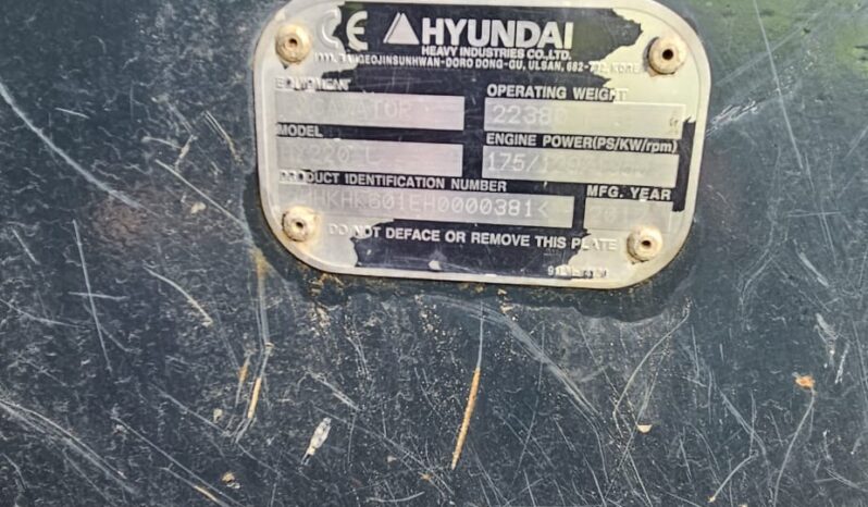 Hyundai HX220L 2017 full