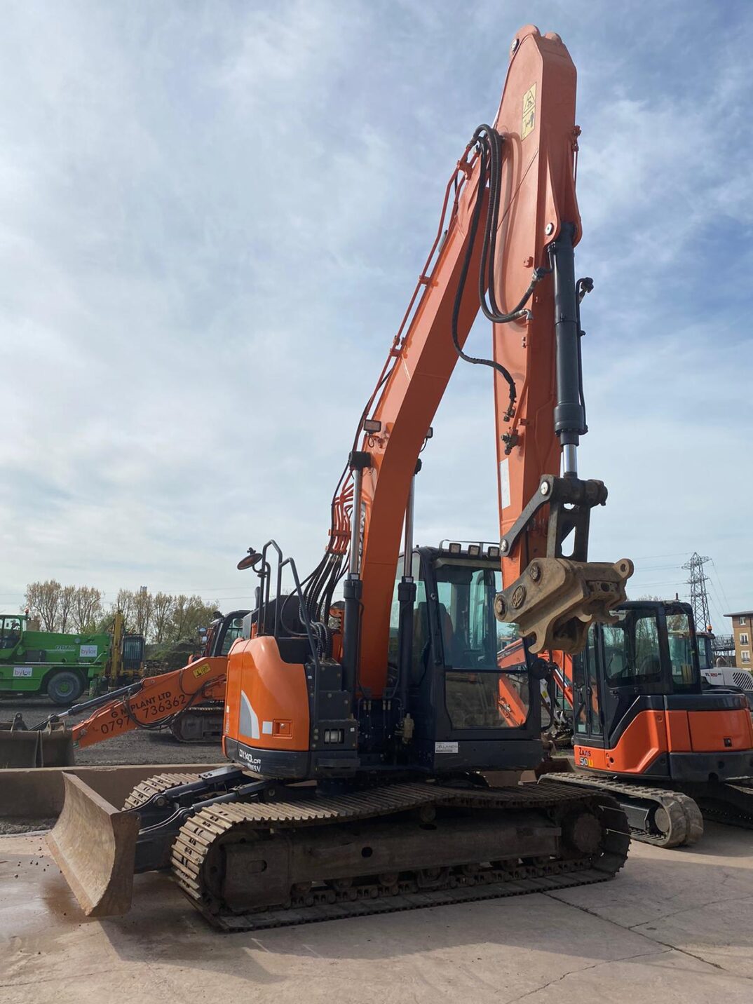 Used 2018 Doosan DX140 LCR-5 Tracked Excavators