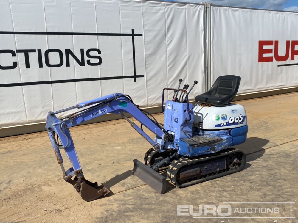 Kubota KX005 Mini Excavators For Auction: Dromore, NI – 17th & 18th May2024 @ 9:00am For Auction on 2024-05-18