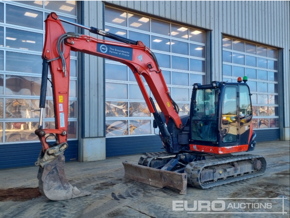 2019 Kubota KX080-4A 6 Ton+ Excavators For Auction: Dromore, NI – 17th & 18th May2024 @ 9:00am For Auction on 2024-05-18
