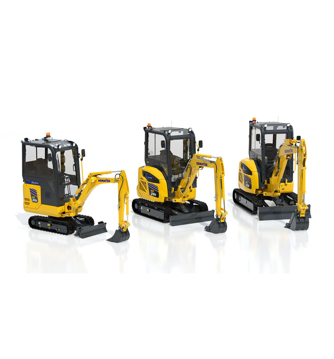 Komatsu Mini Diggers electric