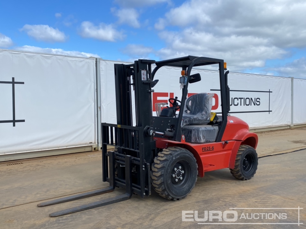 Unused 2024 SureStac FD25-S Rough Terrain Forklifts For Auction: Dromore, NI – 17th & 18th May2024 @ 9:00am For Auction on 2024-05-18
