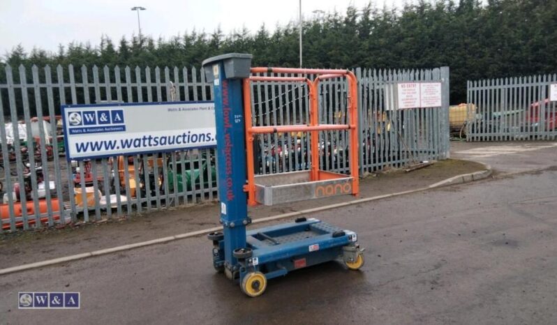 POWER TOWER Nano battery powered man-lift For Auction on: 2024-04-20 For Auction on 2024-04-20