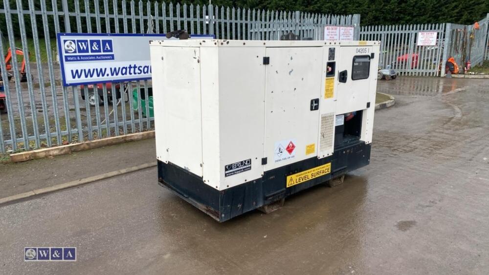 BRUNO 50kva generator (IVECO) For Auction on: 2024-04-20 For Auction on 2024-04-20
