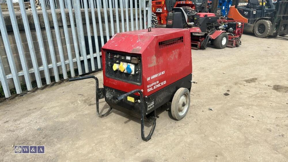 MOSA 6kva diesel driven generator For Auction on: 2024-04-20 For Auction on 2024-04-20