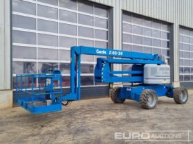 2014 Genie Z60/34 Manlifts For Auction: Leeds, GB 12th, 13th, 14th, 15th June 2024 @ 8:00am