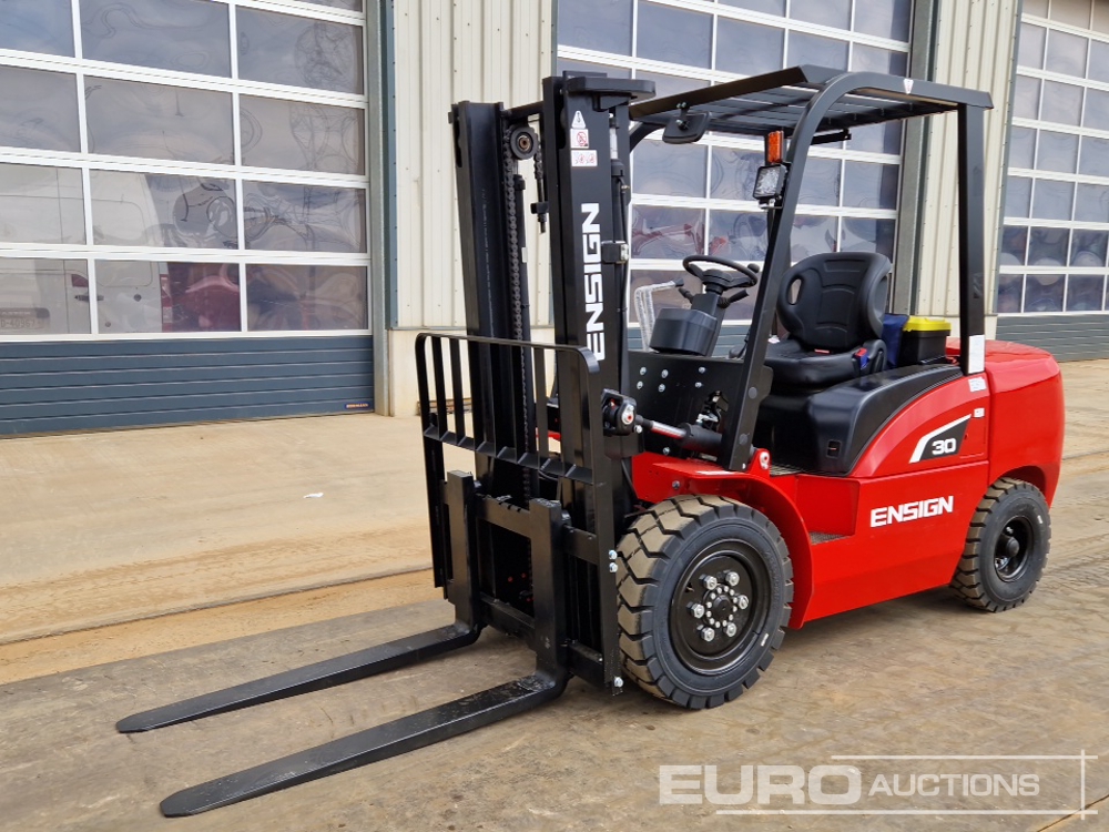 Unused 2024 ENSIGN CPCD30 Forklifts For Auction: Leeds, GB 12th, 13th, 14th, 15th June 2024 @ 8:00am