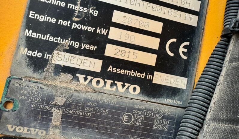 2015 Volvo L110H Wheel Loader, 2015, for sale & for hire full