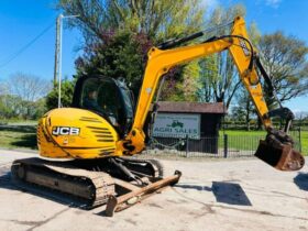 JCB 8080 TRACKED EXCAVATOR *ZERO SWING, YEAR 2014* C/W QUICK HITCH *VIDEO*