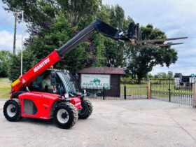 MANITOU MT420 4WD TELEHANDLER *YEAR 2018, 1899 HOURS* C/W PALLET TINES *VIDEO* full