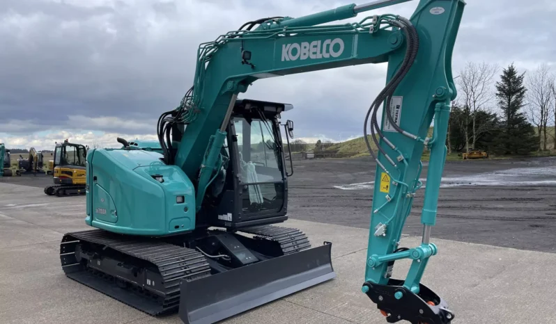 Kobelco SK75SR-7 Excavator, 8.5 tons, wide tracks full