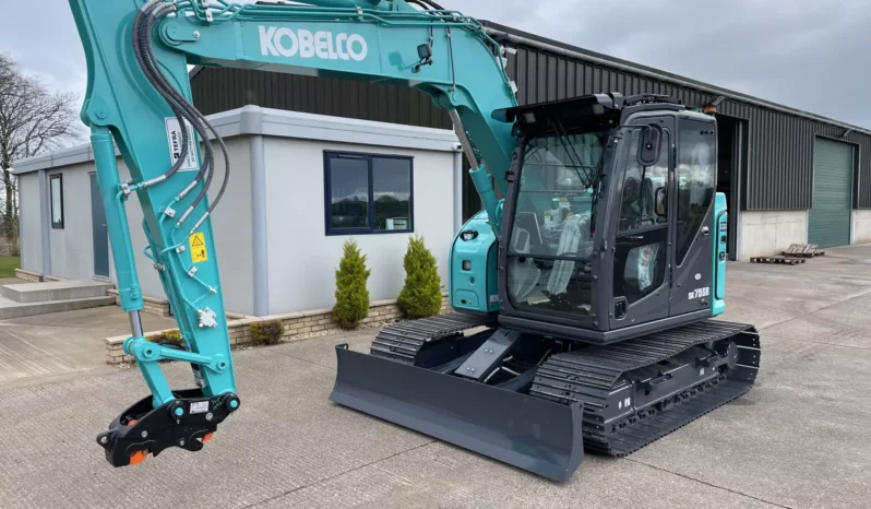 Kobelco SK75SR-7 Excavator, 8.5 tons, wide tracks full