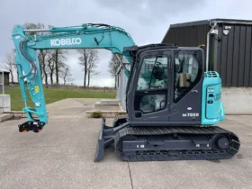 Kobelco SK75SR-7 Excavator, 8.5 tons, wide tracks full